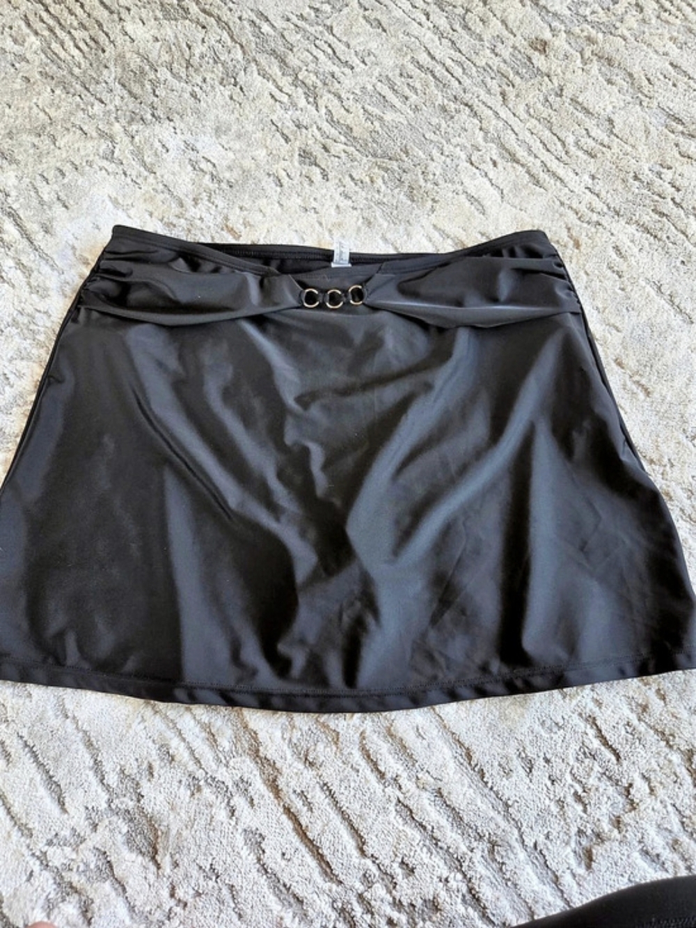Nicole Miller  Black Bikini Skirt Size 2X NWT